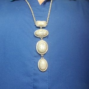 Necklace and earrings